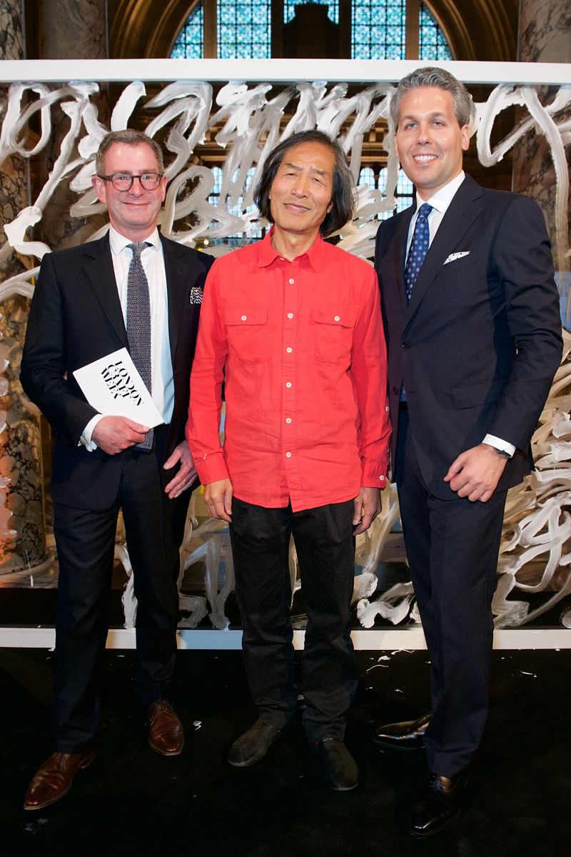 Guy Salter, Wang Dongling y Julien Marchenoir. Foto: Vacheron Constantin
