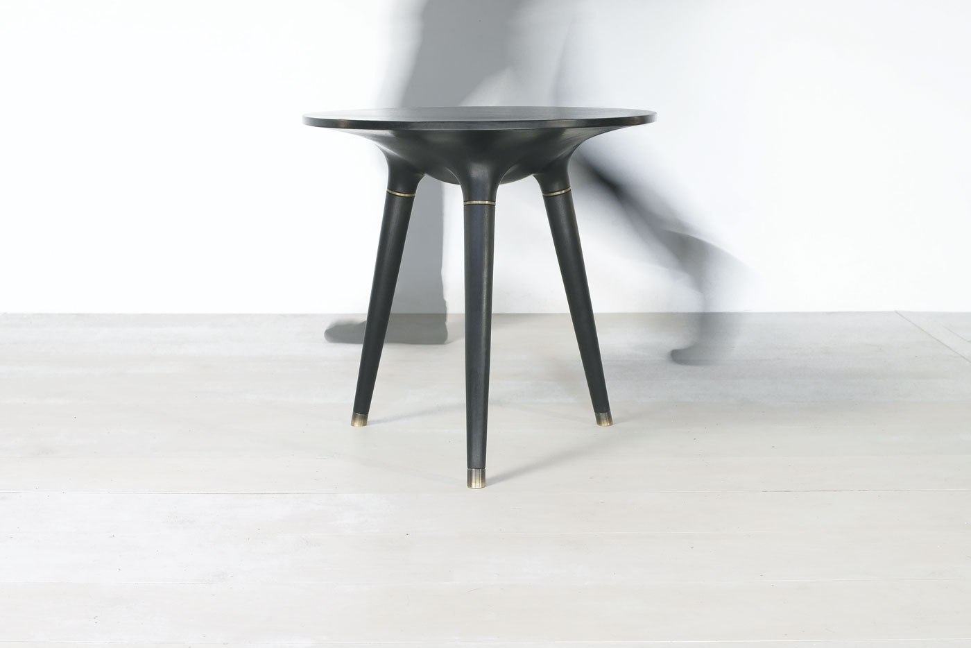 Occasional table Ebonized WoodFloor by Vincent Pocsik
