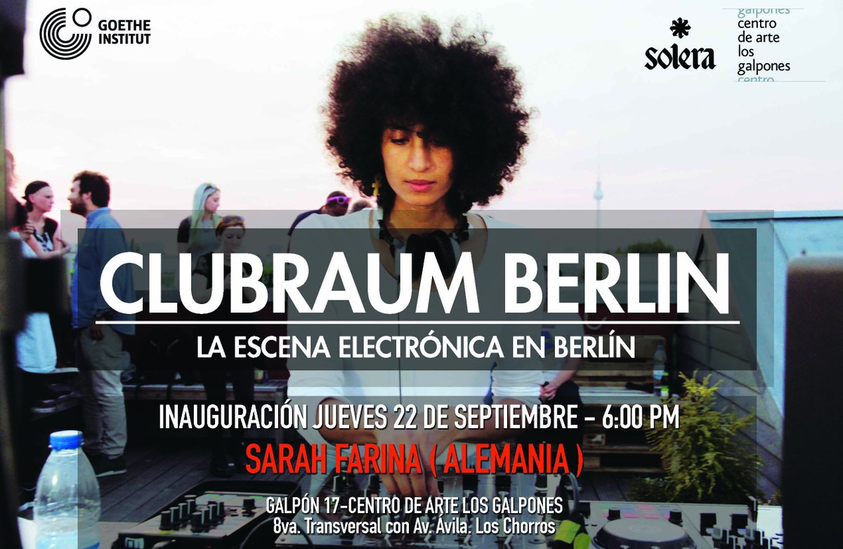 Clubraum Berlin en Los Galpones. Foto: cortesía Goethe-Institut Caracas.