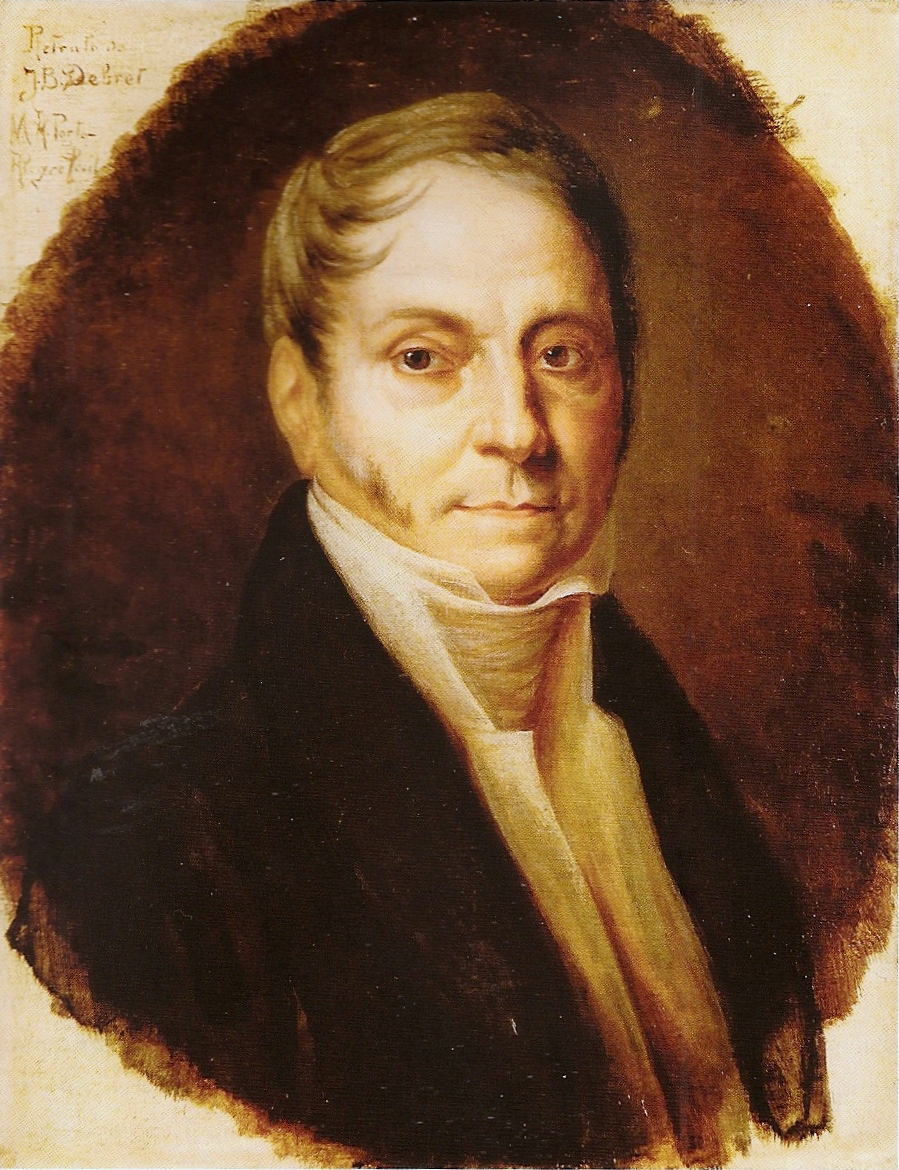 Retrato del pintor Jean Baptiste Debret por Rodolfo Amoedo. Foto: youtube.com 