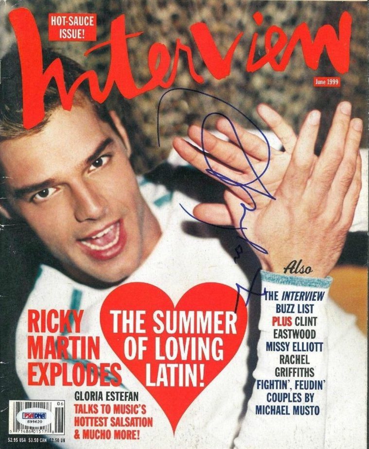 Ricky Martin para Interview Magazine