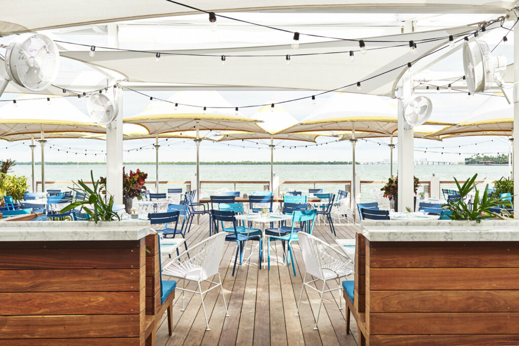 Miami restaurante frente al mar Lido+Bayside+Grill