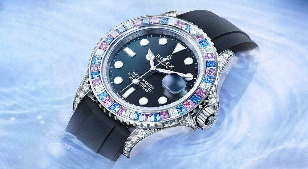 Rolex Watches and wonders 2022 Yacht master diamantes zafiros_