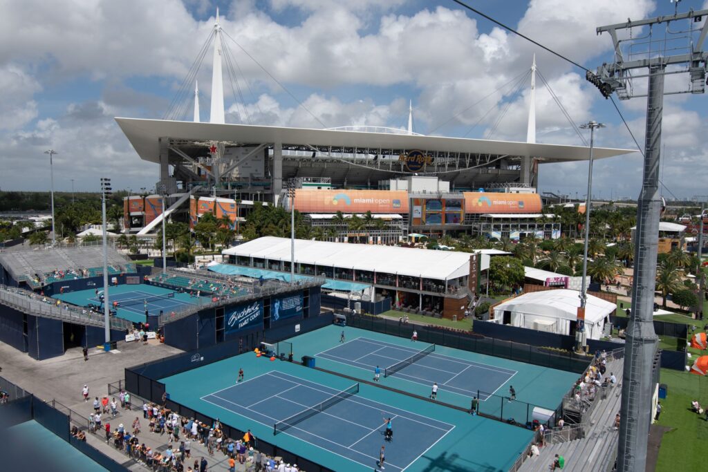 Miami Open Hard Rock Stadium canchas