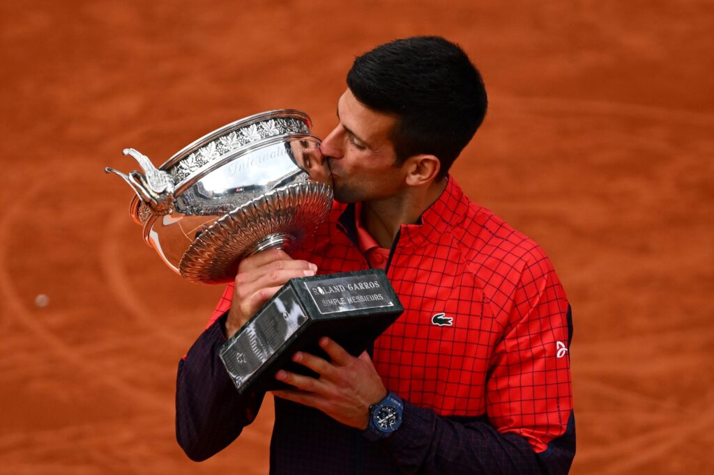 GETTY Foto CEDIDA POR HUBLOT- Hublot Novak Djokovic 23rd Grand Slam Roland Garros