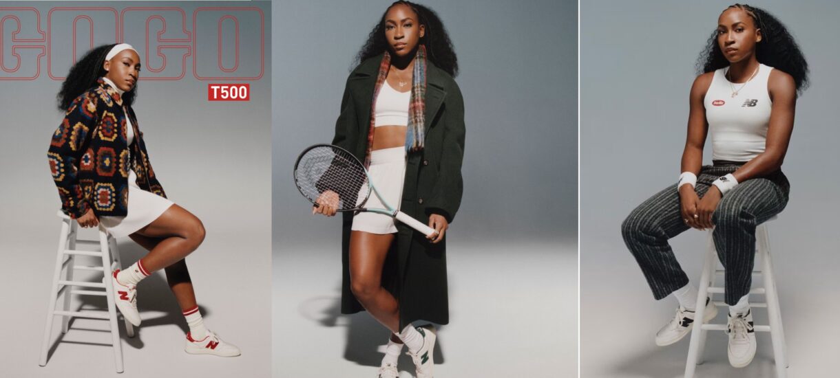 Coco Gauff New Balance Aime Leon Dore / Photo via courtesy