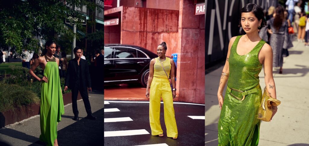 amarillo verde New York Fashion week