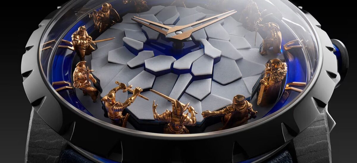 Knights Of Round Table Titanium Damascu / Foto vía Roger Dubuis