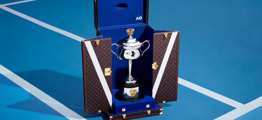 Louis Vuitton Is the Official Trophy Trunk Partner for the Australian Open / Foto cortesía Louis Vuitton