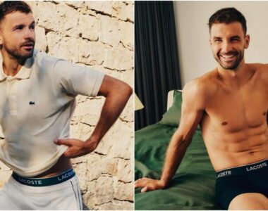 Grigor Dimitrov is the new face of Lacoste Underwear /  Foto via Lacoste