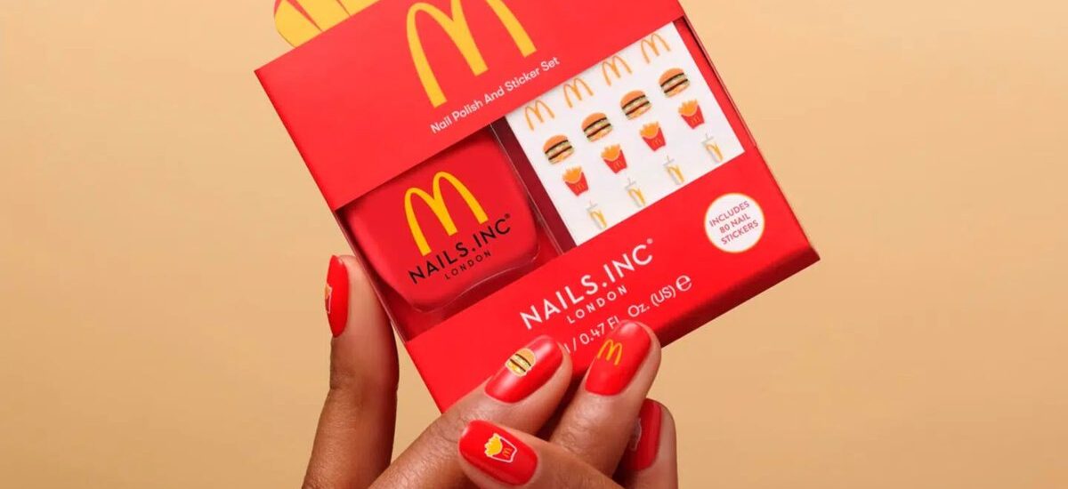 French fry and Big Mac manicures? McDonald's debuts 1st-ever beauty  collaboration / Foto via McDonalds