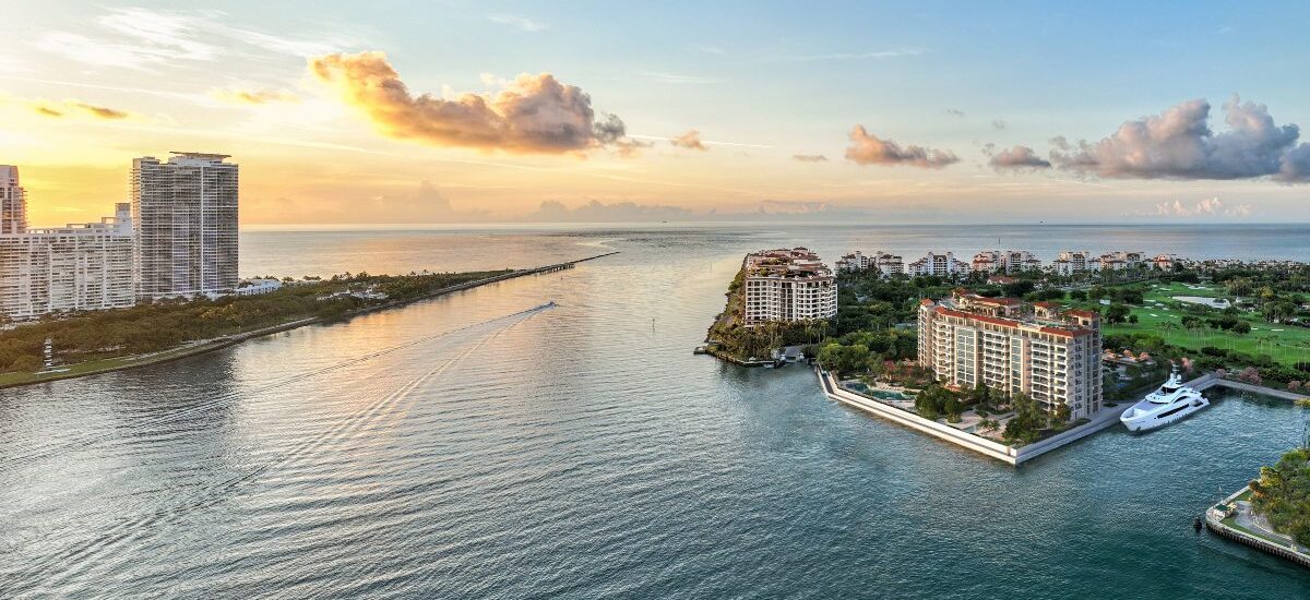 Aerial East Fisher Island / Foto via Fisher Island