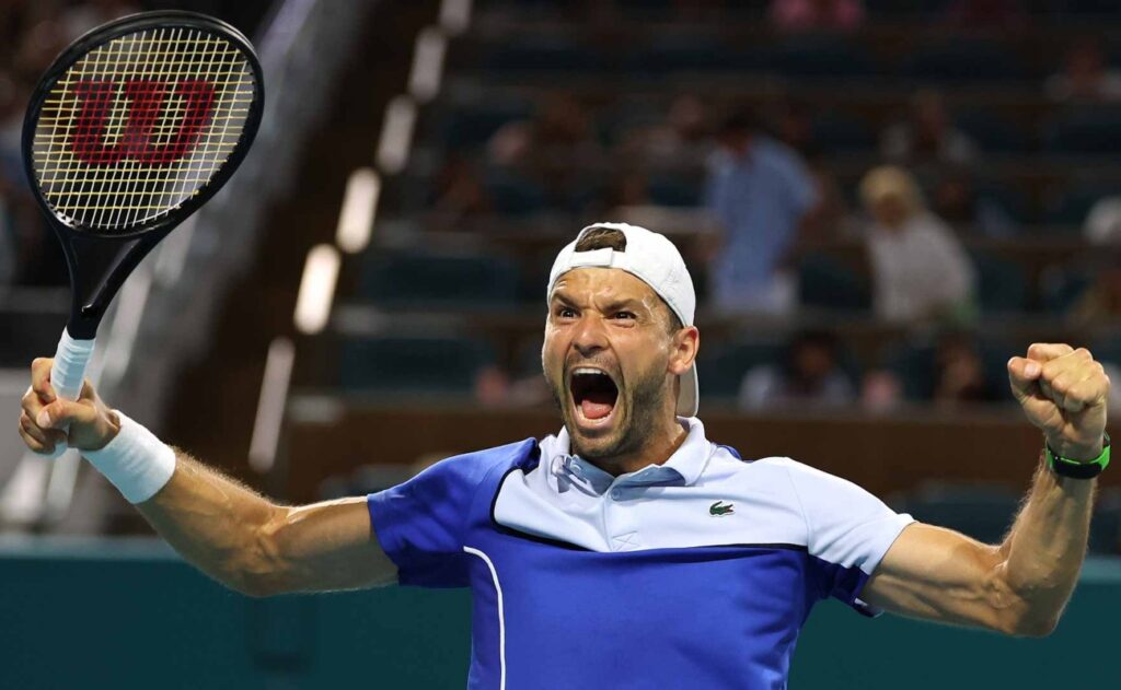 Dimitrov vence a Alcaraz en el Miami Open 2024 / Foto vía ATP Tour