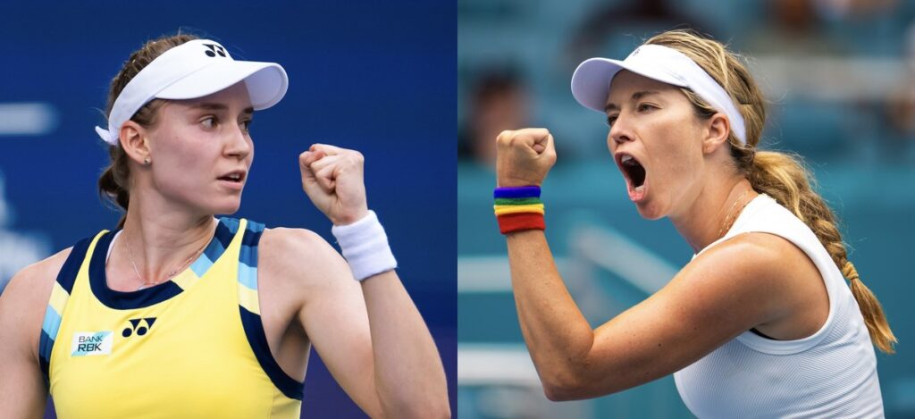 Collins vs Rybakina en la final del Miami Open 2024 / Foto vía ATP Tour
