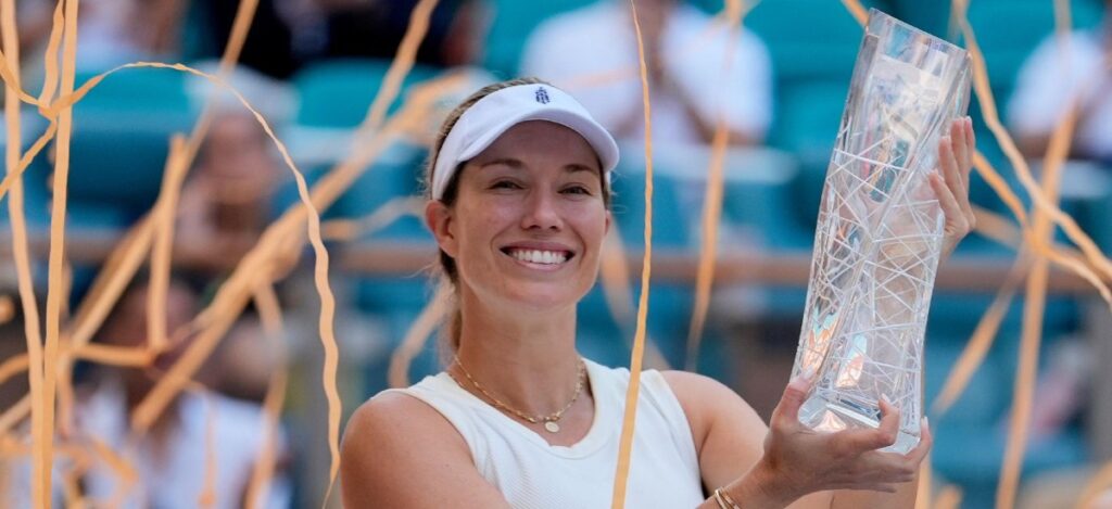 Danielle Collins, campeona del Miami Open 2024 / Foto vía WTA