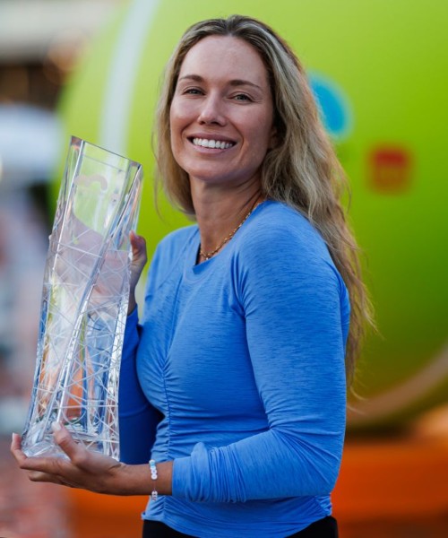 Danielle Collins, campeona del Miami Open 2024 / Foto vía WTA