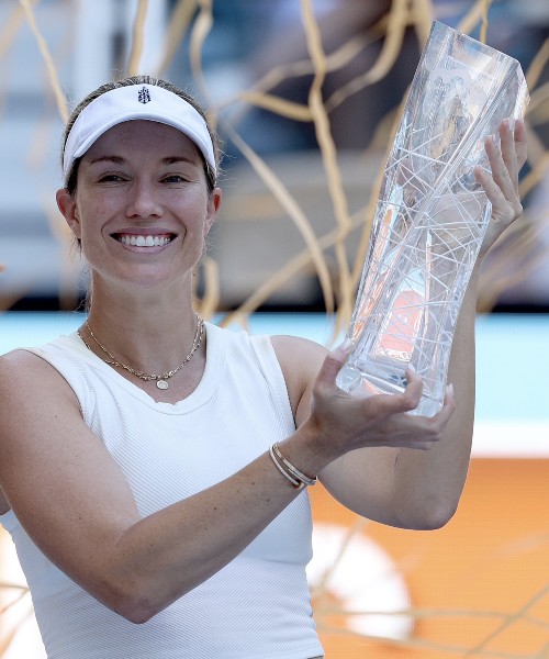 Danielle Collins, campeona del Miami Open 2024 / Foto vía WTA