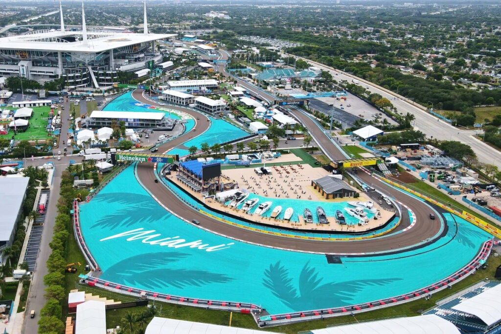 GP de Miami de Fórmula 1: Velocidad, música y celebridades / Foto vía F1