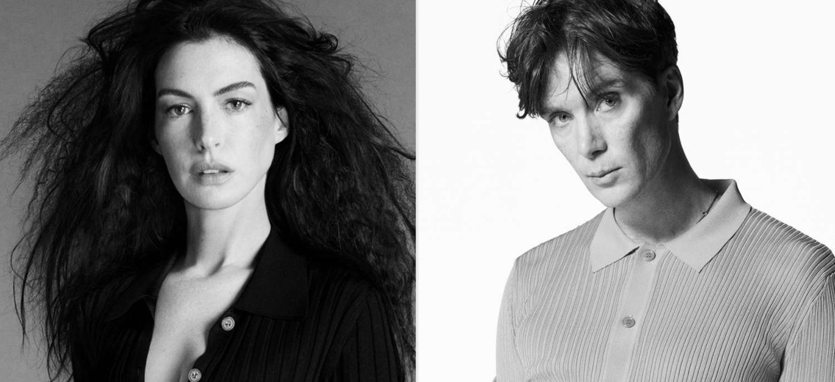 Anne Hathaway y Cillian Murphy son los protagonistas de Versace Icons 2024 / Foto vía Versace