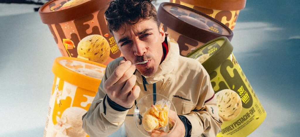 LEC: Charles Leclerc Launches Ice Cream Brand for Guilt-Free Enjoyment / Photo via courtesy