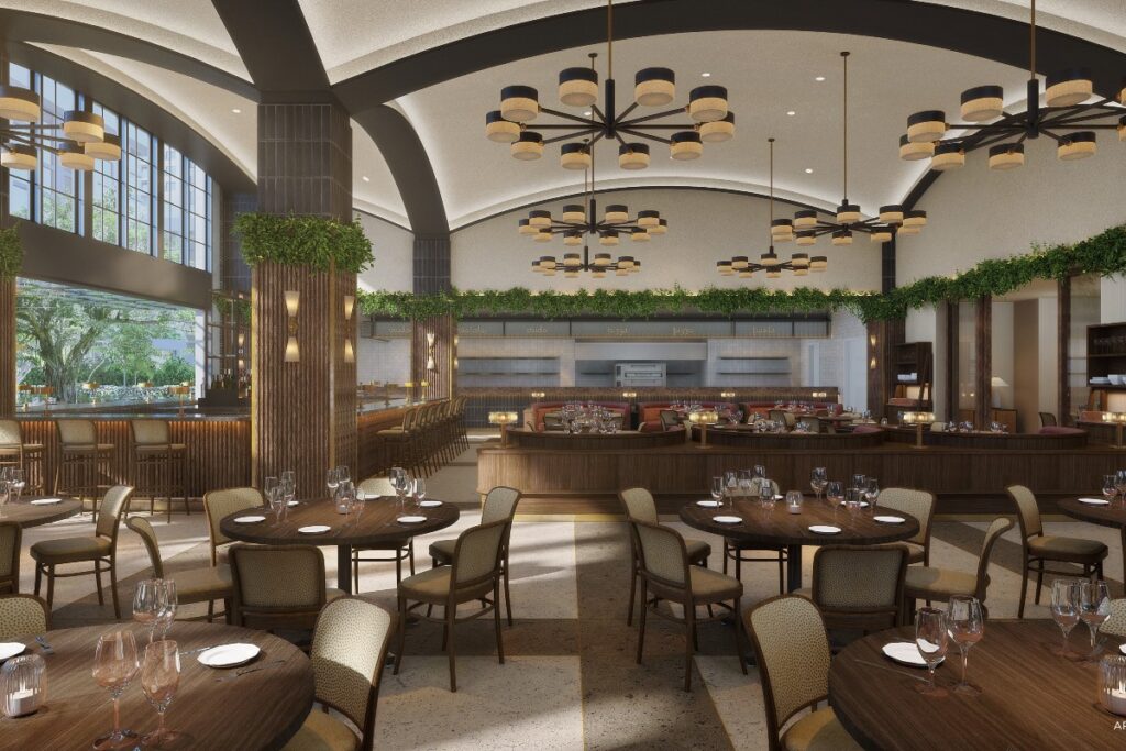 Main Dining Ground Floor Restaurant / Photo via Gale Miami Hotel & Residences