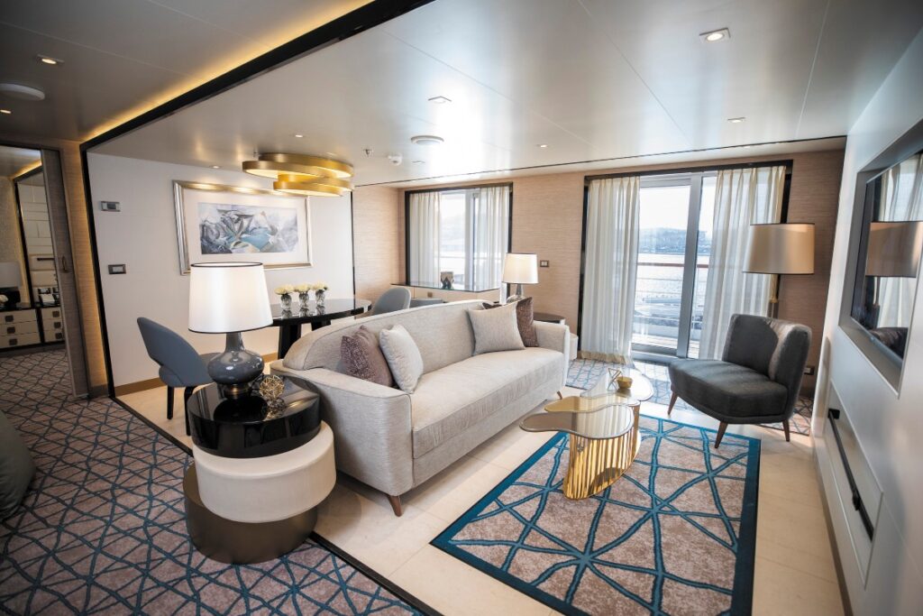 SPL Seven Seas Suite (Living Room) / Photo via RSSC