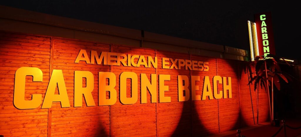 American Express x Carbone Beach / Photo via Carbone Beach