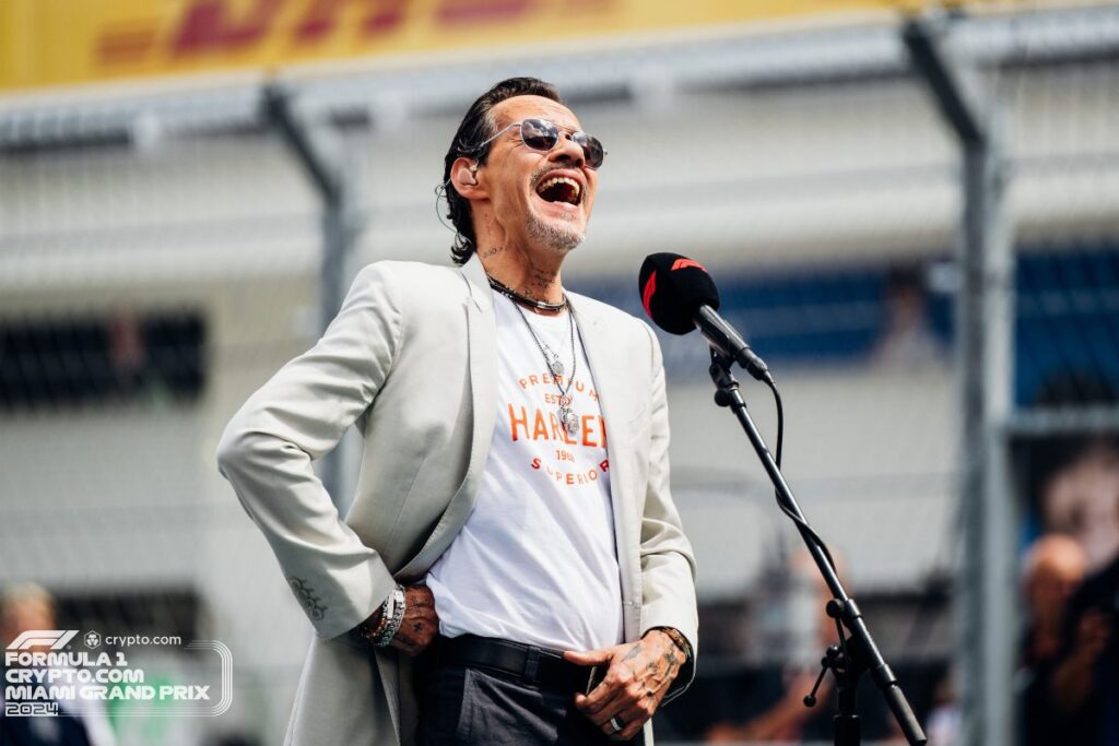 Marc Anthony / photo via F1