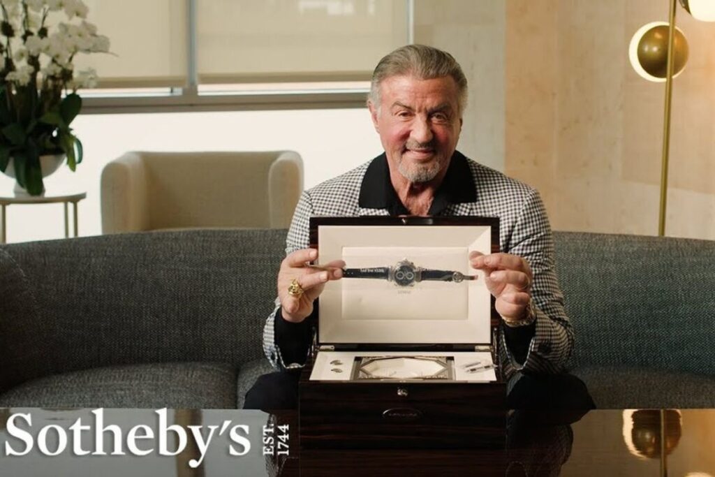 Sotheby's will auction Sylvester Stallone watches / Photo via Sotheby´s