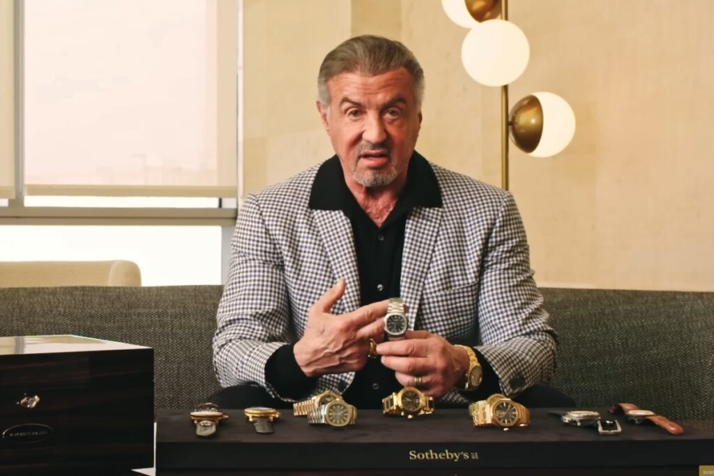 Sotheby's will auction Sylvester Stallone watches / Photo via Sotheby´s