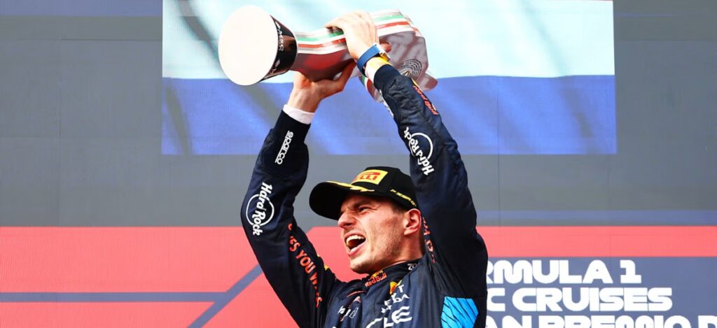 Max Verstappen takes victory at Emilia Romagna Grand Prix / Photo via F1