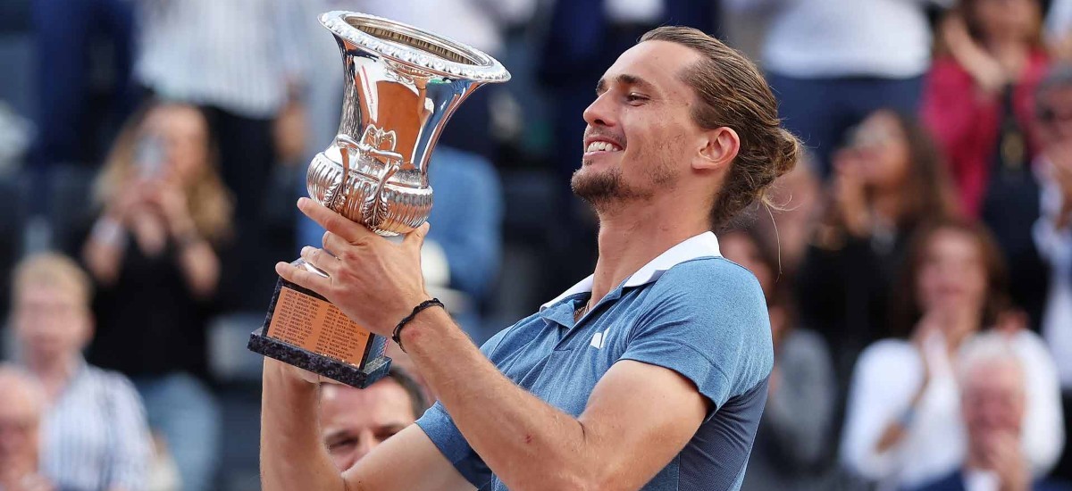 Alexander Zverev retains the crown in ATP Masters 1000 Rome / Photo via ATP