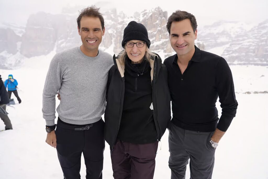 Roger Federer and Rafael Nadal 'Core Values' / Photo via Louis Vuitton