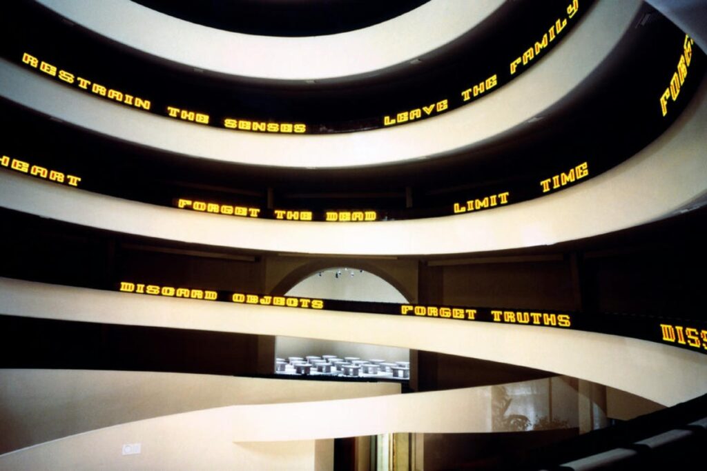 Jenny Holzer 'Light Line' / Photo via Jenny Holzer