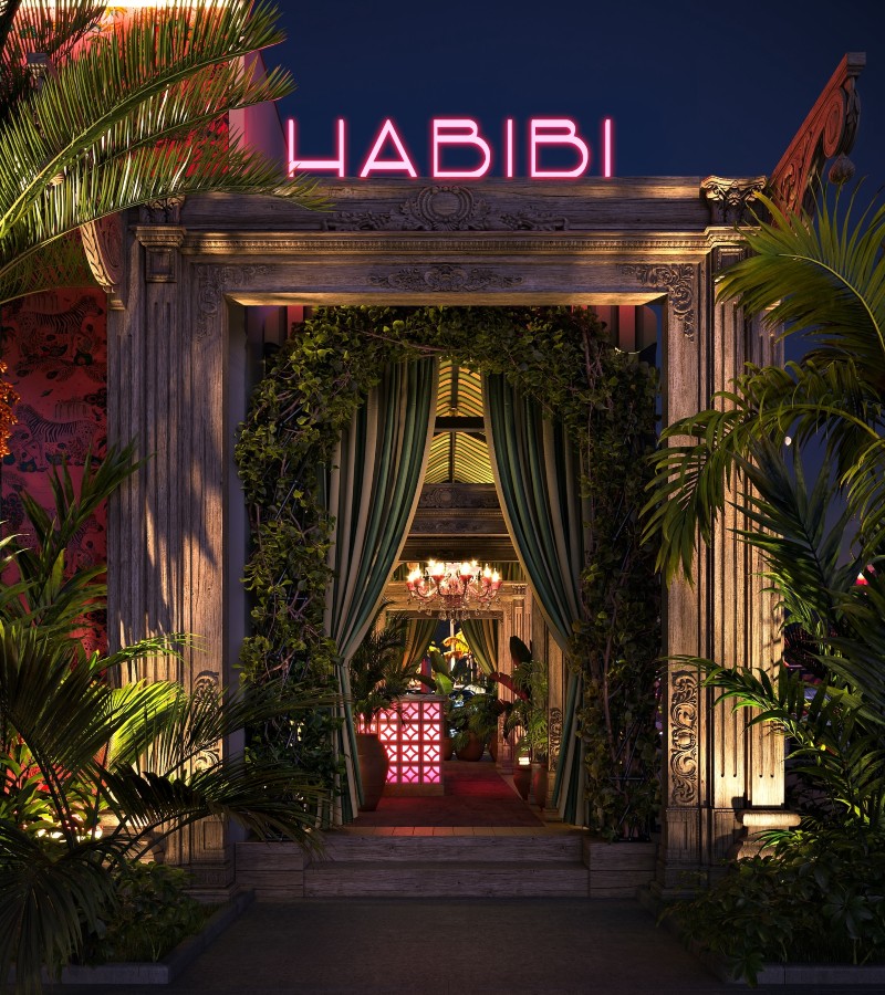 A French-Moroccan supper club is opening on the Miami River this summer / Photo via Habibi Miami