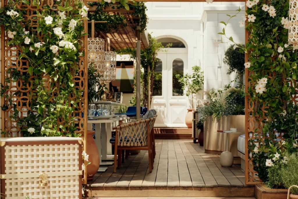 Louis Vuitton reimagines summer dining in Saint-Tropez / Photo via LV