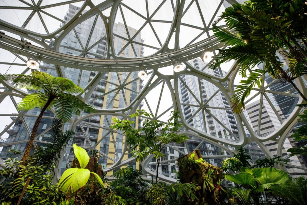 Amazon's Spheres / Photo via courtesy