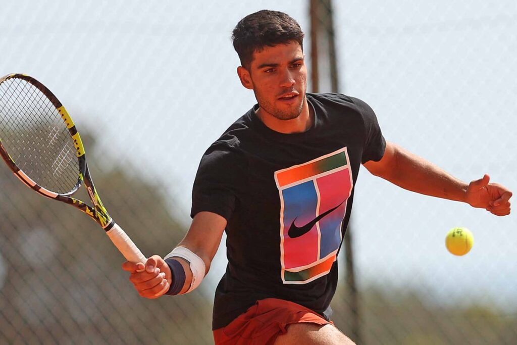 Nike extends contract with tennis prodigy Carlos Alcaraz / Photo via courtesy