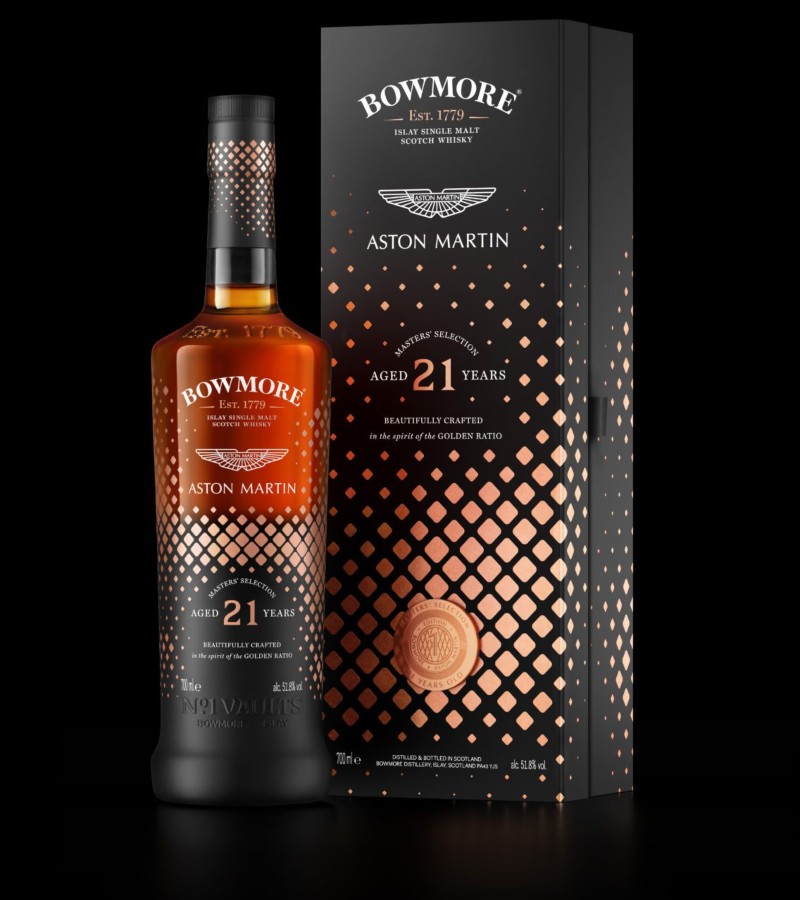 bowmore and aston martin collab master selection / Photo via Bowmore