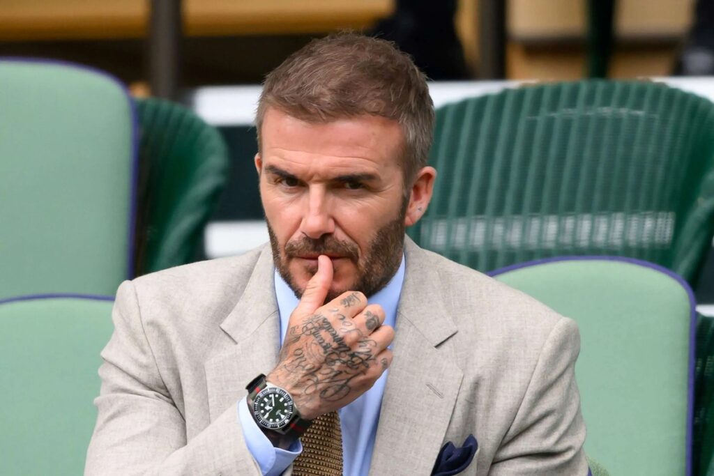 David Beckham at Wimbledon 2024 / Photo via courtesy