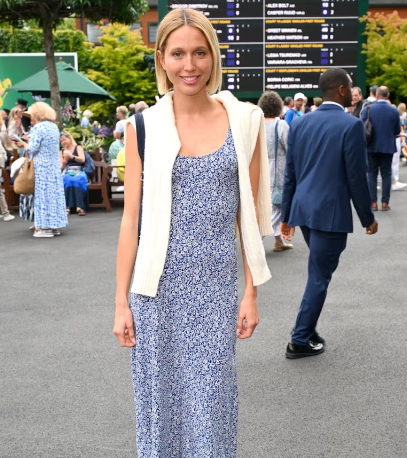 Princess Maria-Olympia of Greece and Denmark at Wimbledon 2024 / Photo via courtesy