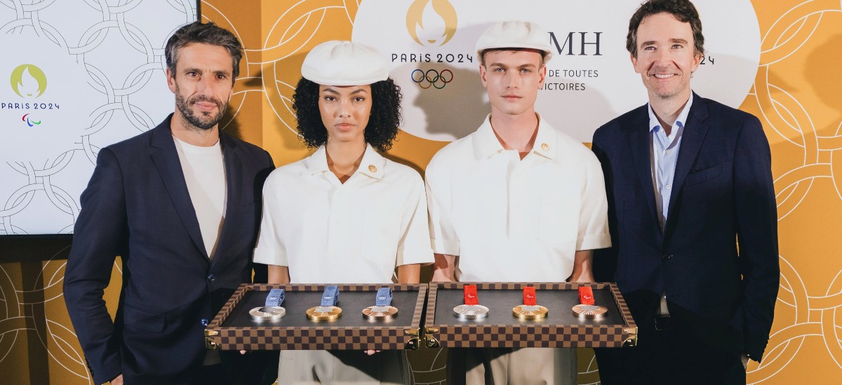 Paris 2024: French savoir-faire in the medal trays designed by Louis Vuitton / Photo via Louis Vuitton