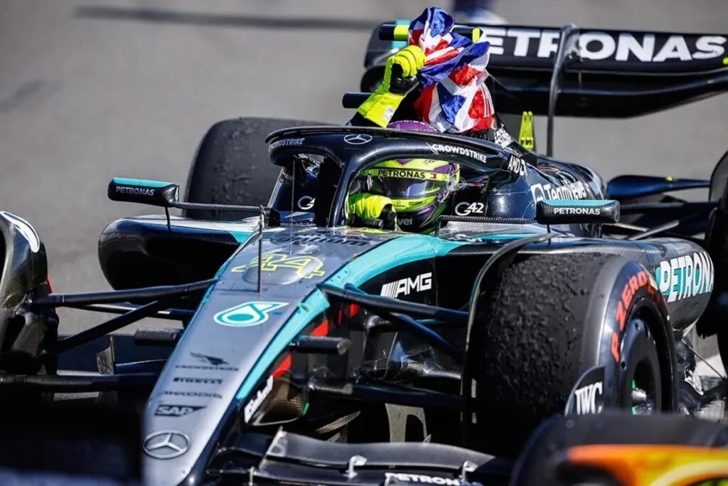 Hamilton wins the British Grand Prix in an epic race / Photo via courtesy