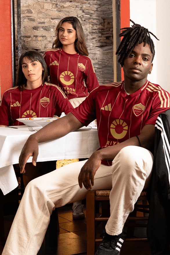 Adidas and AS Roma come together to celebrate the club's community / Photo via Adidas