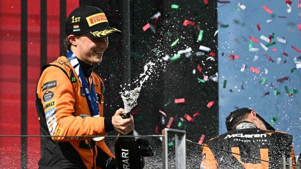 Piastri claims Maiden F1 victory in dramatic McLaren one-two at Hungarian GP / Photo via F1