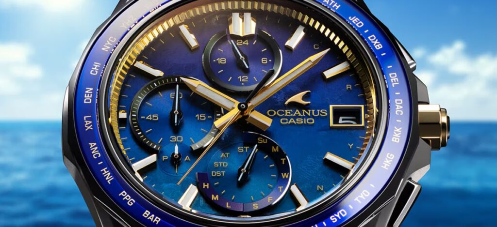 Casio unveils limited-edition Oceanus Manta watch for its 50th anniversary / Photo via Casio