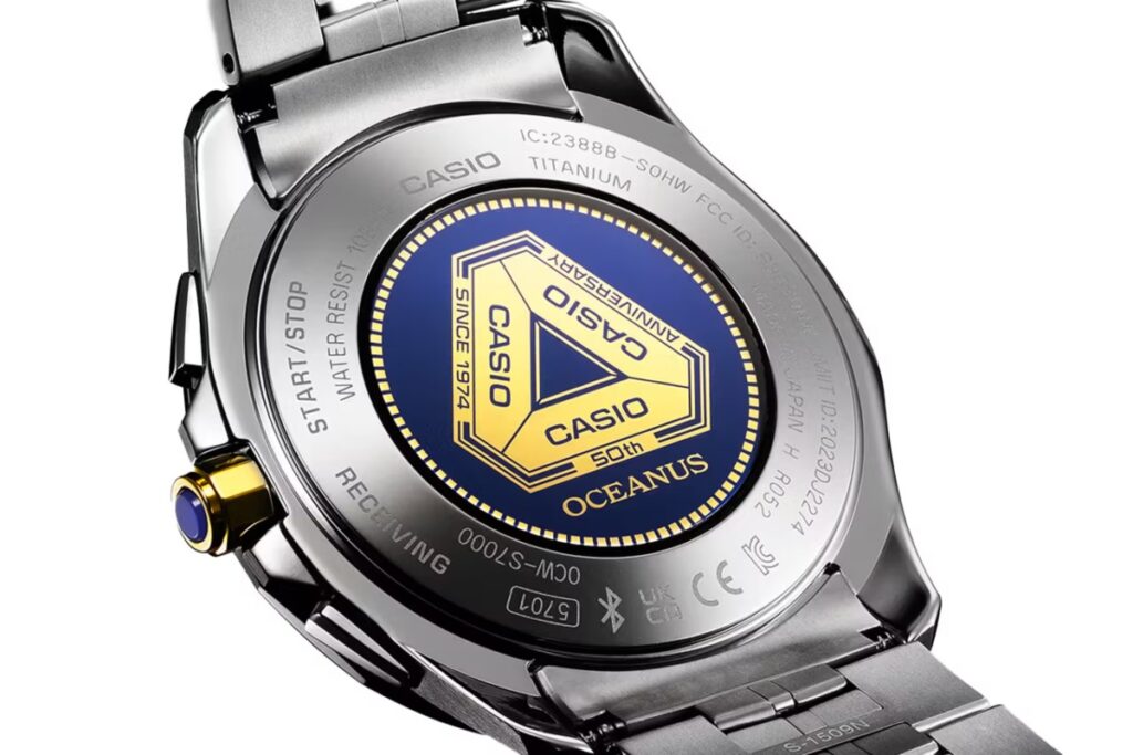 Casio unveils limited-edition Oceanus Manta watch for its 50th anniversary / Photo via Casio