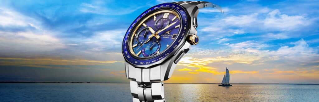 Casio unveils limited-edition Oceanus Manta watch for its 50th anniversary / Photo via Casio