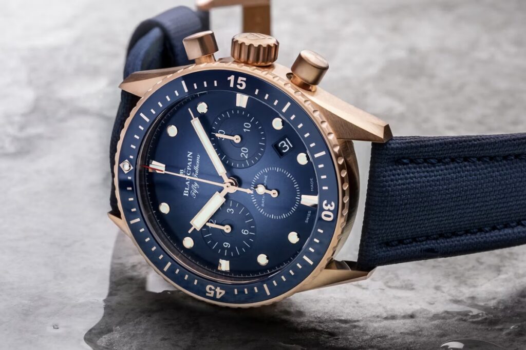 Bathyscaphe Quantième Complet Phases de Lune and Bathyscaphe Chronographe Flyback / Photo via Blancpain