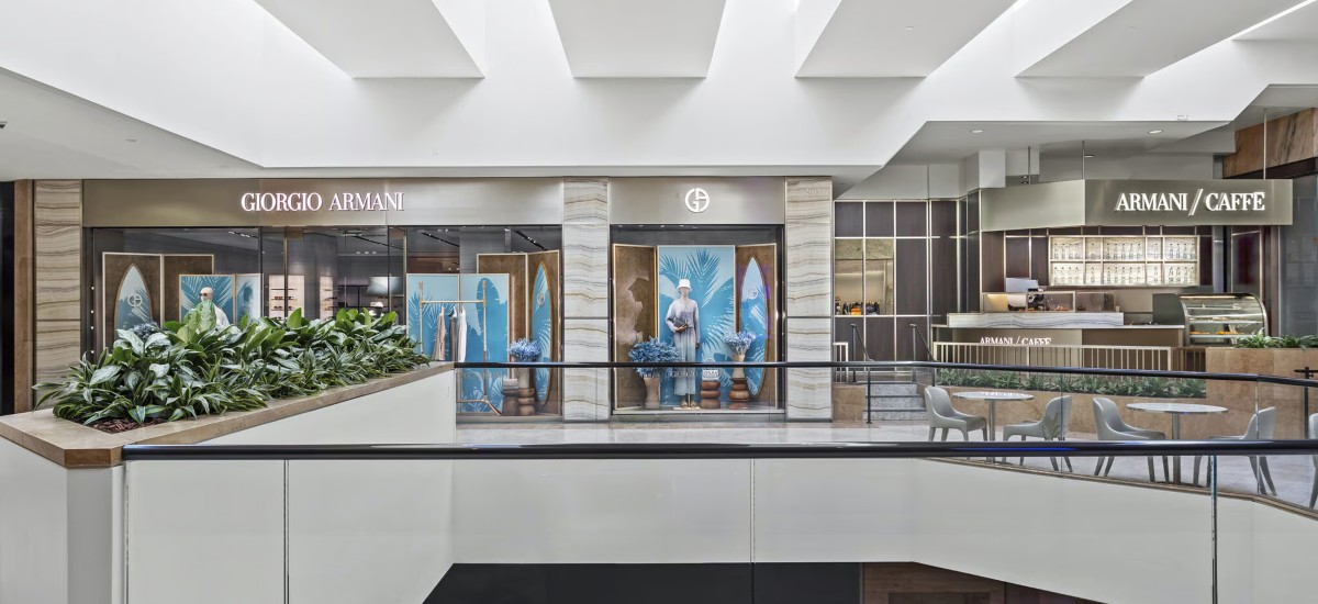 Giorgio Armani opens in South Coast Plaza / Photo via courtesy